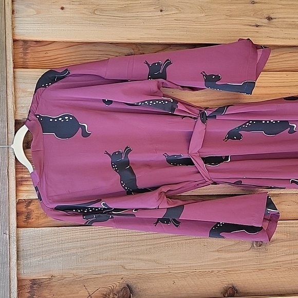 Shady lady black cat robe L/XL - Picture 8 of 12